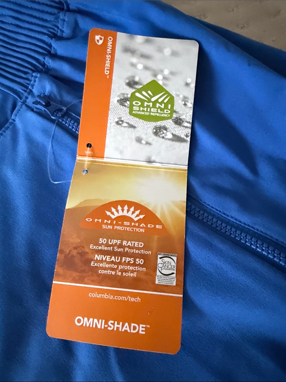 Columbia PFG Women's Bright Blue Omni-Shade Court 5" Shorts w/Pockets 2X ❤️ - Picture 3 of 10